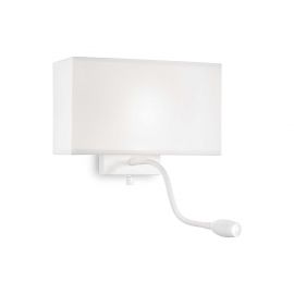 Aplice, corpuri de iluminat pentru pereti - Aplica de perete design elegant HOTEL AP2 ALL WHITEE
