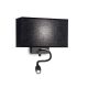 Aplice, corpuri de iluminat pentru pereti - Aplica de perete design elegant HOTEL AP2 ALL BLACKK