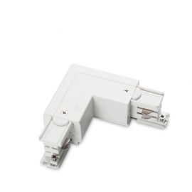 Becuri si accesorii - Accesoriu, Conector alb LINK TRIMLESS L-CONNECTOR LEFT WH ON-OFF