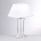 Veioze - Veioza, lampa de masa design LUX VERONIQUE, crom/ abajur alb