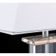 Veioze - Veioza, lampa de masa design LUX VERONIQUE, crom/ abajur alb