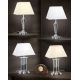 Veioze - Veioza, lampa de masa design LUX VERONIQUE, crom/ abajur alb