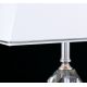 Veioze - Veioza, lampa de masa design LUX VERONIQUE, crom/ abajur alb