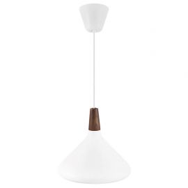 Pendule, Lustre suspendate - Pendul design modern NORI 27 opal alb