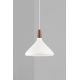 Pendule, Lustre suspendate - Pendul design modern NORI 27 opal alb