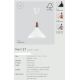 Pendule, Lustre suspendate - Pendul design modern NORI 27 opal alb