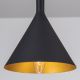 Pendule, Lustre suspendate - Pendul design industrial Gunda small, negru/ auriu