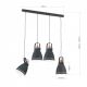 Pendule, Lustre suspendate - Lustra cu 4 pendule design industrial THEKE