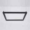 Lustra suspendata LED dimabila design modern ETERNA negru