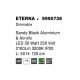 Pendule, Lustre suspendate - Lustra suspendata LED dimabila design modern ETERNA negru