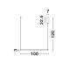 Pendule, Lustre suspendate - Lustra suspendata LED dimabila design modern ETERNA negru