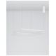 Pendule, Lustre suspendate - Lustra suspendata LED dimabila design modern ETERNA alb