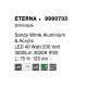Pendule, Lustre suspendate - Lustra suspendata LED dimabila design modern ETERNA alb