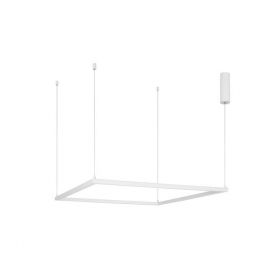Pendule, Lustre suspendate - Lustra suspendata LED dimabila design modern ETERNA alb