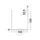 Pendule, Lustre suspendate - Lustra suspendata LED dimabila design modern ETERNA alb