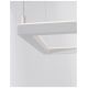 Pendule, Lustre suspendate - Lustra suspendata LED dimabila design modern ETERNA alb