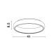 Plafoniere - Plafoniera LED design modern Albi, alb