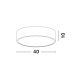 Plafoniere - Plafoniera LED design modern Roda, alb