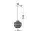 Pendule, Lustre suspendate - Pendul design modern CLARO fumuriu