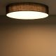 Plafoniere - Plafoniera LED moderna design slim MOON negru 55W