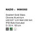 Pendule, Lustre suspendate - Pendul design modern NAZIO, 35cm, auriu