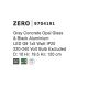 Pendule, Lustre suspendate - Pendul design modern ZERO, beton gri