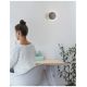 Aplice, corpuri de iluminat pentru pereti - Aplica LED de perete design modern NETUNE, beton gri