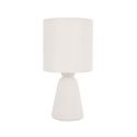 Veioza, lampa de masa design modern ZERO gips alb
