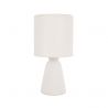 Veioza, lampa de masa design modern ZERO gips alb