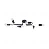 Lustra LED dimabila, design modern ARTE, negru