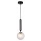 Pendule, Lustre suspendate - Pendul design modern MUSA transparent/negru