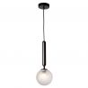 Pendul design modern MUSA transparent/negru