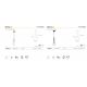 Pendule, Lustre suspendate - Pendul design modern MUSA transparent/negru
