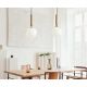Pendule, Lustre suspendate - Pendul design modern MUSA transparent/negru