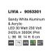 Aplice, corpuri de iluminat pentru pereti - Aplica LED de perete design modern LIVIA alb