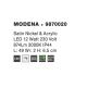 Iluminat pentru baie - Aplica LED pentru oglinda cu protectie IP44 MODENA, L-49cm