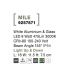 Aplice - Aplica LED de perete pentru iluminat exterior design modern IP54 MILE alb