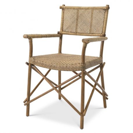 Scaune - Scaun design clasic din rattan Johor, natur