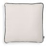 Perna decorativa LUX 43x43cm, alb/ negru