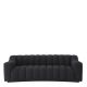 Canapele - Canapea design LUX Kelly S boucle negru