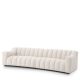 Canapele - Canapea design LUX Kelly L boucle crem