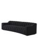 Canapele - Canapea design LUX Kelly L boucle negru