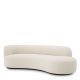 Canapea design LUX Morten, boucle crem
