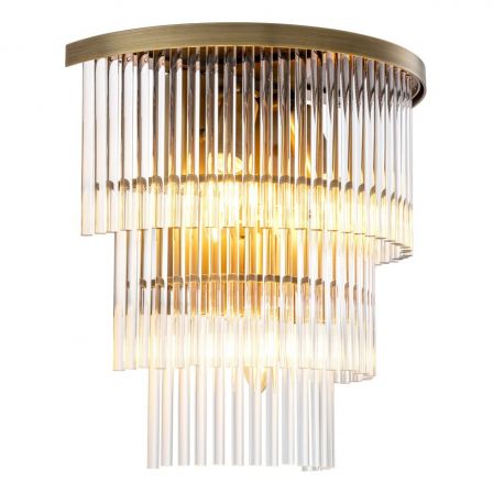 Aplice, corpuri de iluminat pentru pereti - Aplica de perete design LUX East, alama