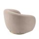 Fotolii - Fotoliu pivotant design elegant Brice, avalon sand