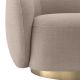 Fotolii - Fotoliu pivotant design elegant Brice, avalon sand