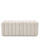 Banchete-Tabureti - Bancheta design LUX Bente, boucle crem