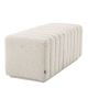 Banchete-Tabureti - Bancheta design LUX Bente, boucle crem
