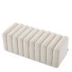 Banchete-Tabureti - Bancheta design LUX Bente, boucle crem
