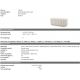 Banchete-Tabureti - Bancheta design LUX Bente, boucle crem